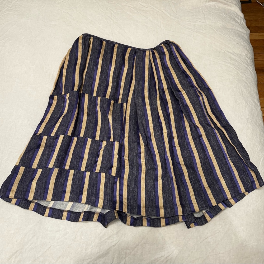 Dries Van Noten striped skirt; size 44
